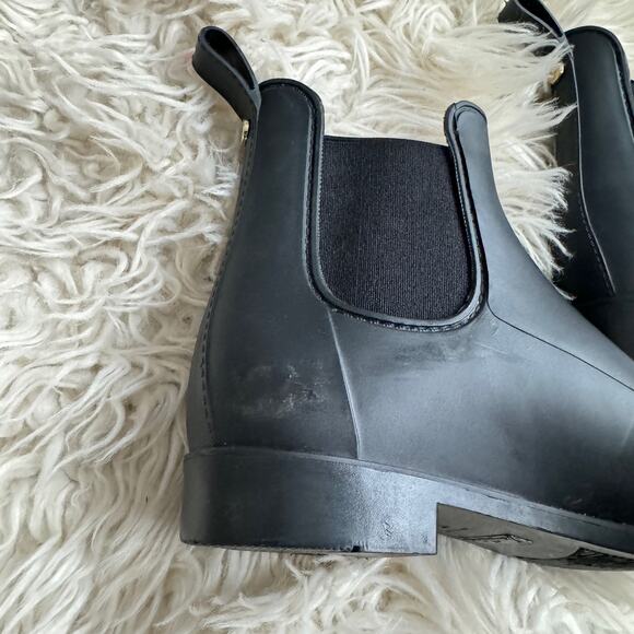 Sam Edelman Tinsley Matte Chelsea Rain Booties Black Chelsea Women's Size 7 - Picture 9 of 16